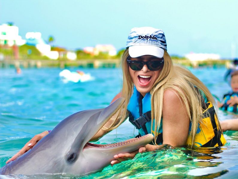 Swim with dolphins in Isla Mujeres
