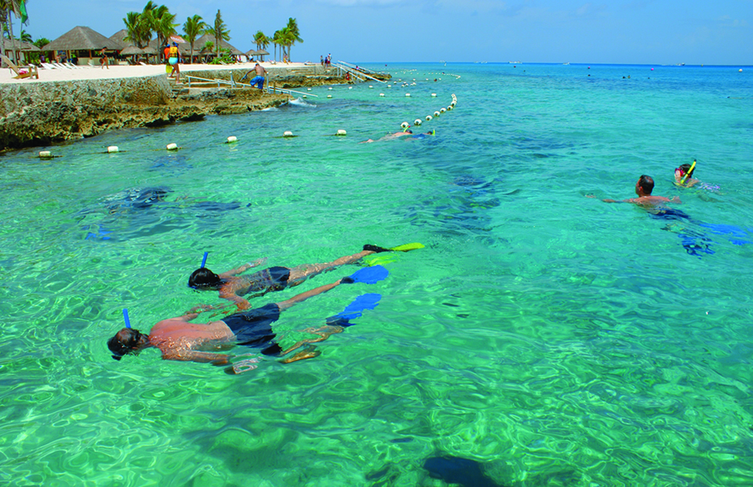 beaches for snorkeling in Isla Mujeres